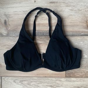 Black swim top